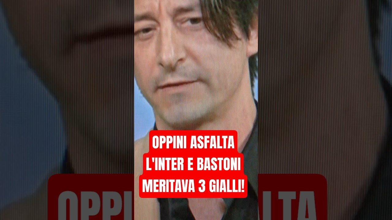 INTER JUVE ARBITRO LA PENNA DOVEVA DARE 3 GIALLI A BASTONI! 