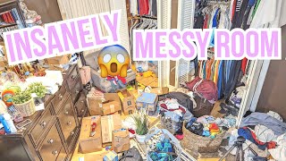Insanely Messy Room Deep Cleaning My Room 2022 Cleaning Motivation Speed Clean With Me