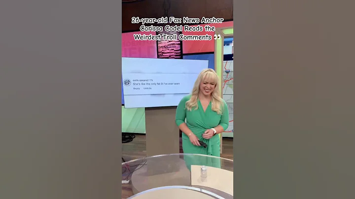 26yo Fox News Anchor Carissa Codel Reads the Weirdest Troll Comments #funnyvideo I like her! #silly