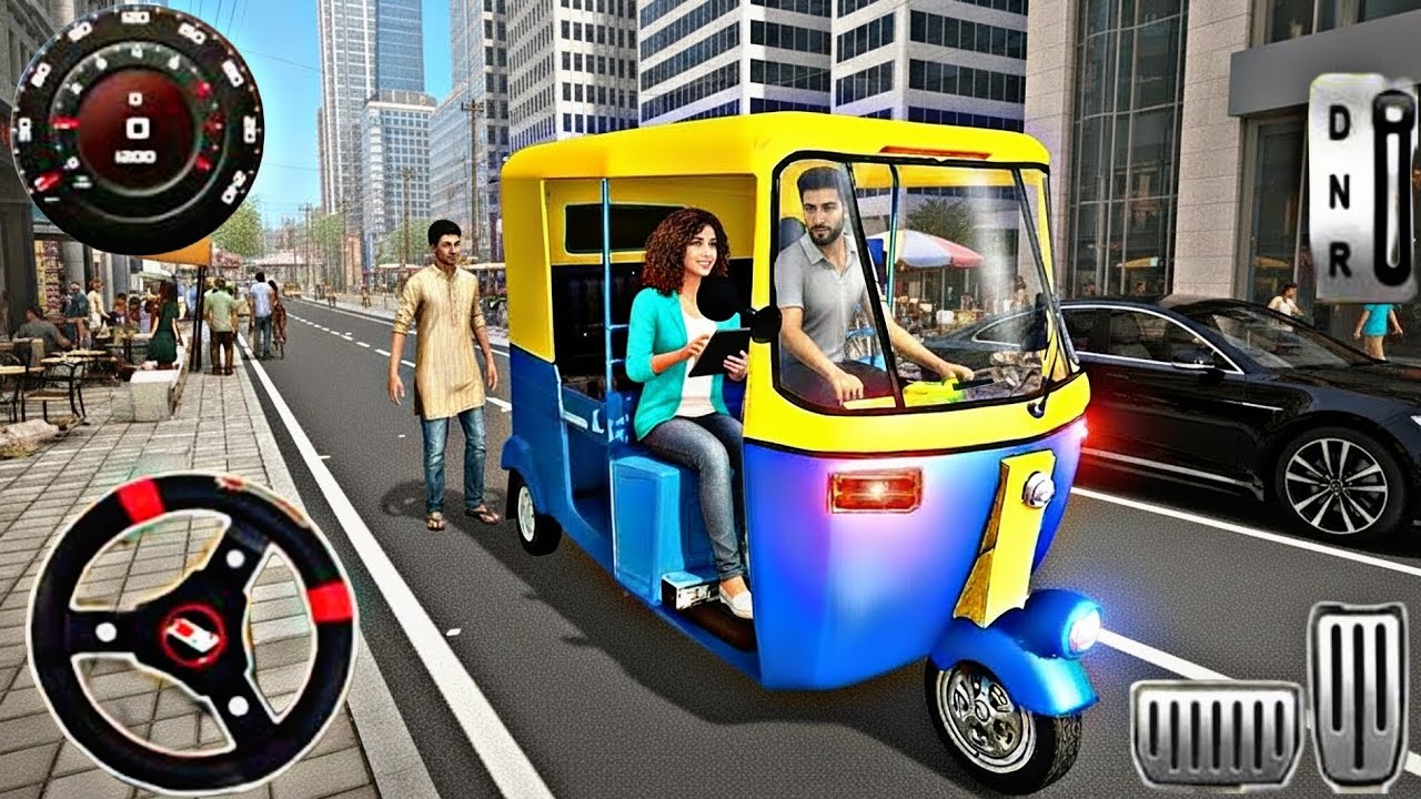 Real Tuk Tuk Driving Game | City Ride & Traffic Navigation Android Gameplay