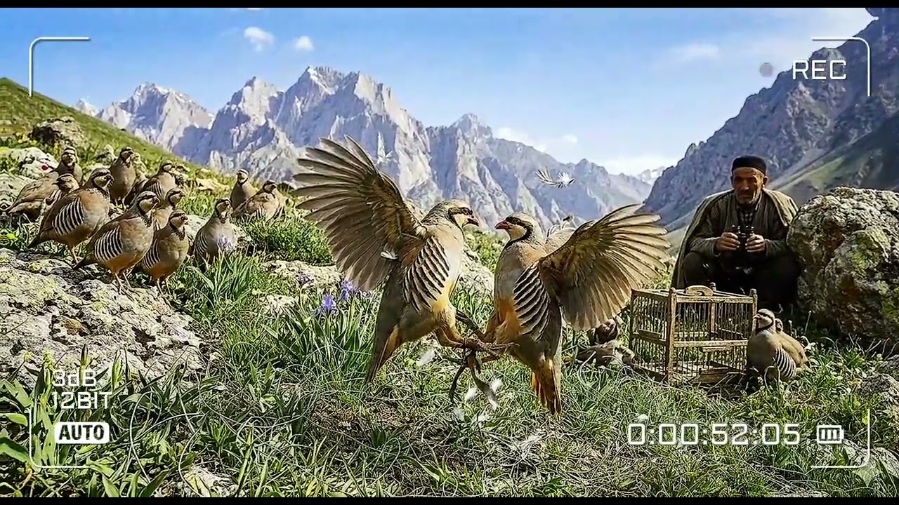 Красивый голос куропатки | Овози кабки шикори |  Chukar Partridge voice 😱