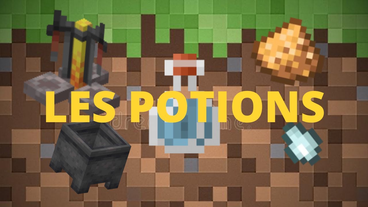 TUTO - FAIRE/AMELIORER DES POTIONS SUR MINECRAFT - YouTube