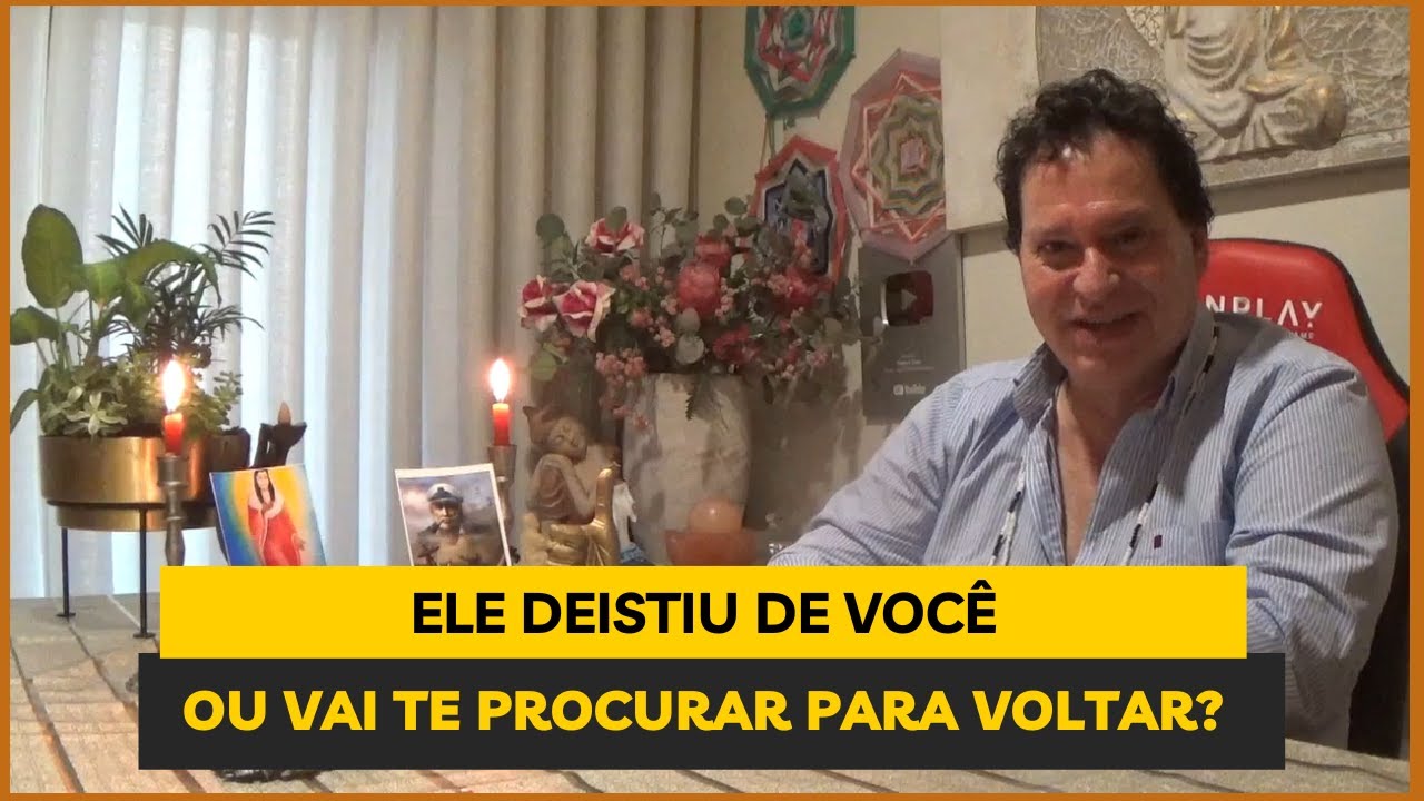 ELE DESISTIU DE VOCÊ,OU VAI VOLTAR ?ELE VAI ME PROCURAR,TAROT?