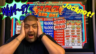 🔥🔥My BIGGEST WIN EVER on Triple Double RED HOT 🎰🔥🔥 *short video* #casino #married2slots #slots