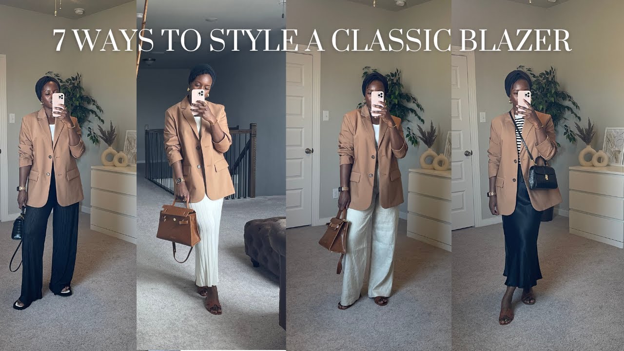 7 WAYS TO STYLE A BROWN BLAZER | Modest fashion
