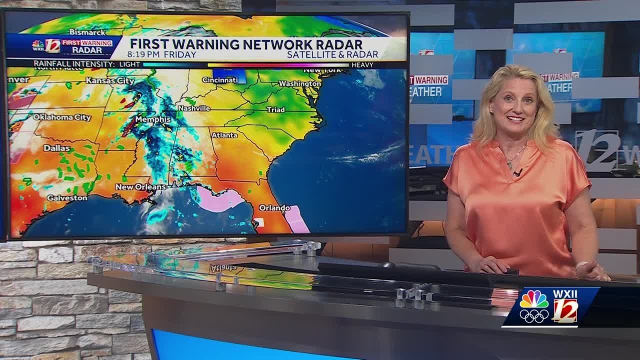 WATCH: Comfortable Saturday Highs, Cloudy and Spotty Showers Possible ...