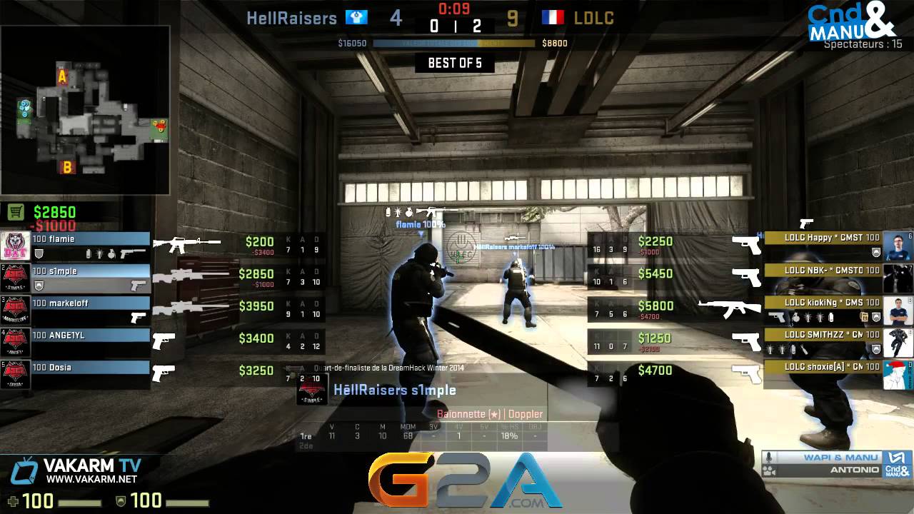 G2A CUP Finale : LDLC vs Hellraisers MAP3