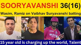 Tanveer Ahmed Shocked on Vaibhav Sooryavanshi batting today IPL | Ramiz Speaks, PAK Media reaction