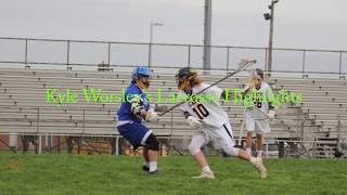 Kyle Worsley’s Lacrosse Highlights
