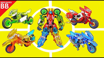 Speed Build : Wind Knight ⚡️ Sembo Block 103320 - 323 Mecha of Steel Lego Transformers combiner 4in1