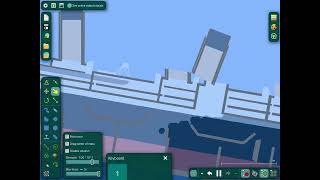 Sink of Titanic|algodoo