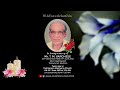 Funeral service  i  mr t m varghese  rtd headmaster i therummel muttom