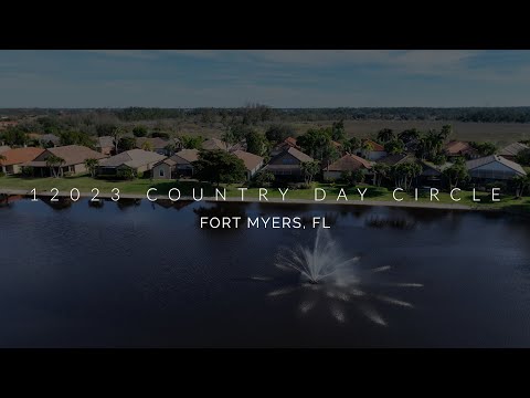 12023 Country Day Cir, Fort Myers, FL home video tour