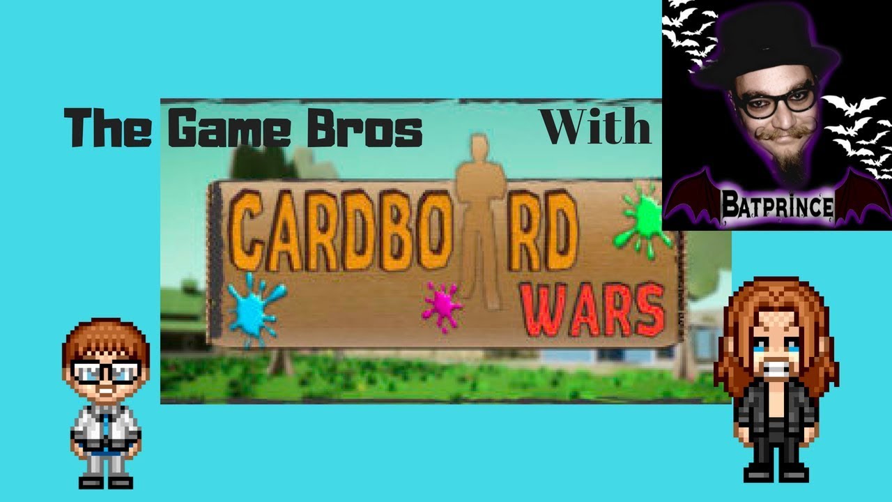 TGB - Cardboard Wars with Batprince  - Afro Tuxedo Cardboard Paint Bullet Man