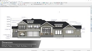 Chief Architect X10 New Features - Dimensions