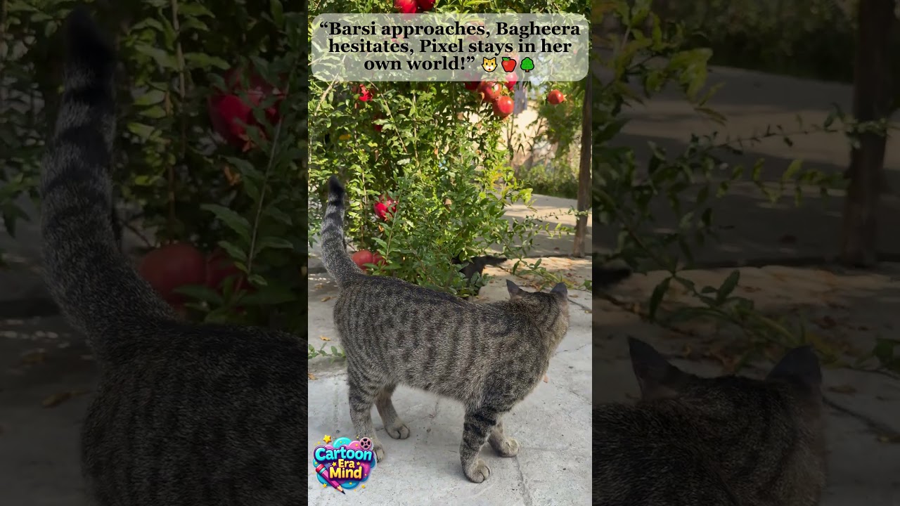 Is Tom accepting the kittens?😺🍂🐾Barsi approaches, Bagheera hesitates, Pixel stays in her own world!🐱