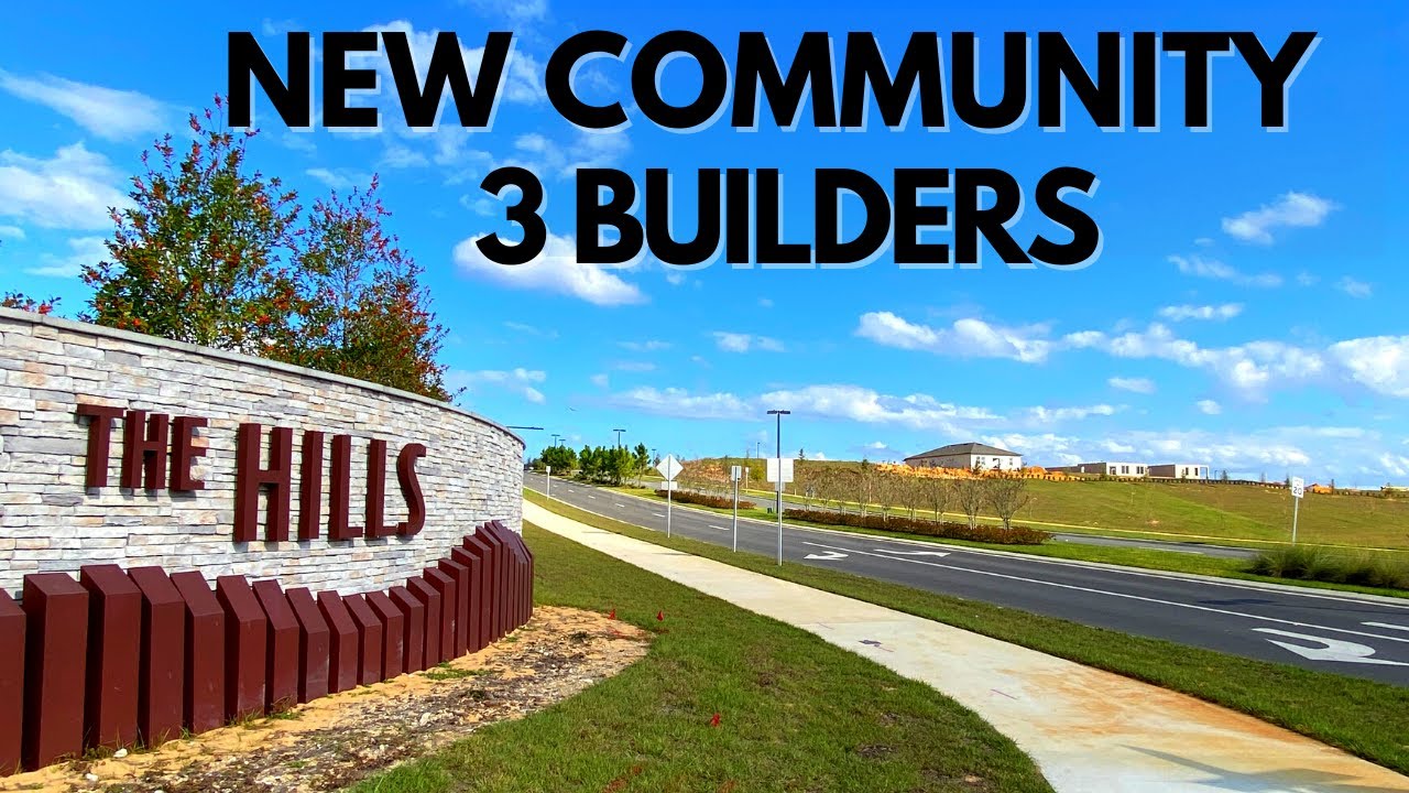 NEW COMMUNITY under construction near Orlando The Hills of Minneola