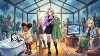 Trapped in a Glass House During a Zombie Apocalypse | Ghibli Zombie Apocalypse Survival ASMR