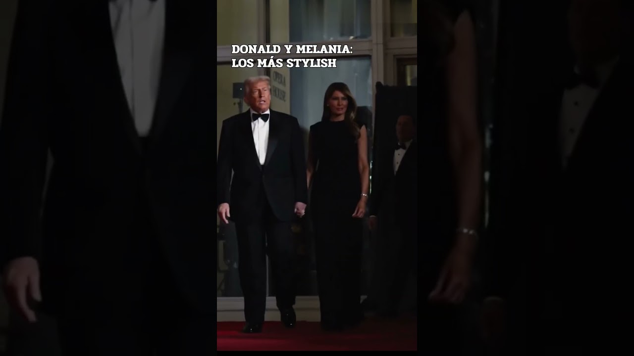 ¡Derroche de estilo y carisma: Melania brilla hermosa y Donald luce más elegante!