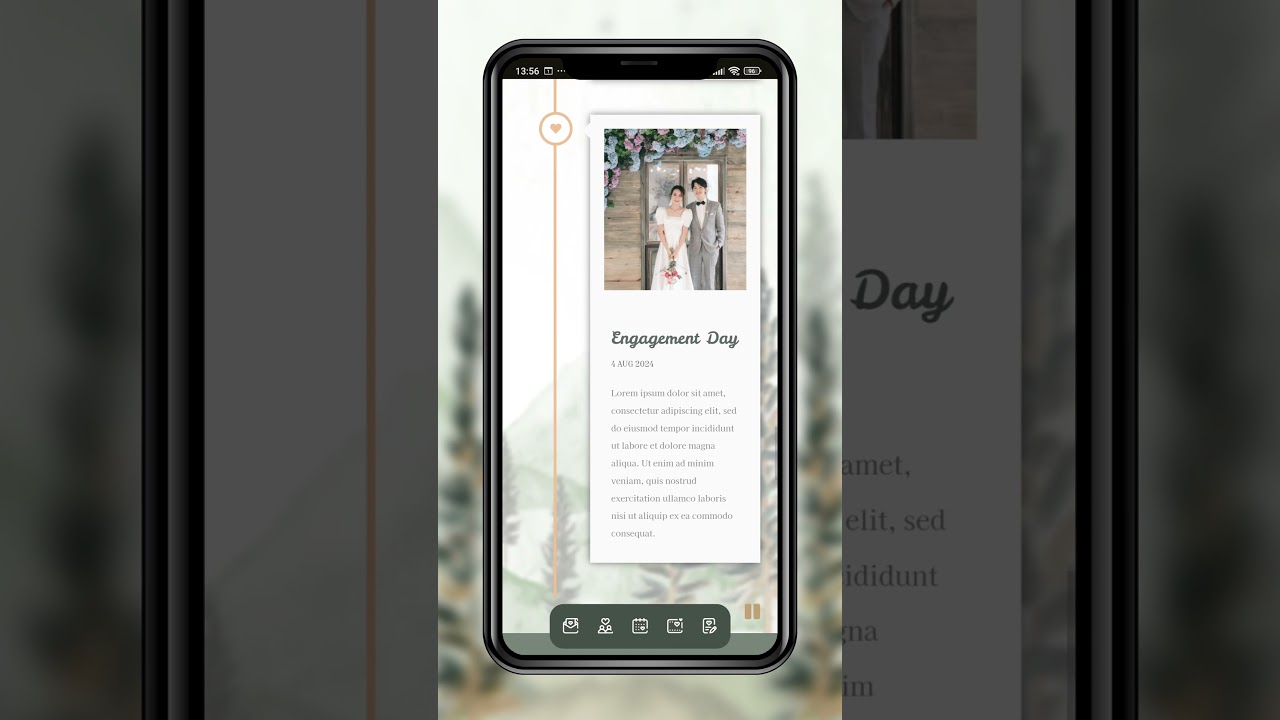 Beautiful Mountain Wedding RSVP Website | Online RSVP Wedding Website | Wedding Invitation Website