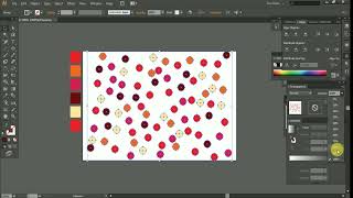 Creative pink background design tutorial speed art