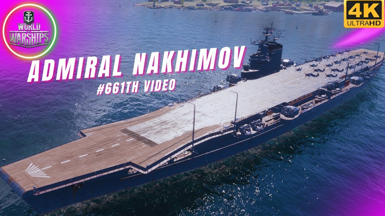 World of Warships Admiral Nakhimov Gameplay The Most Powerful Aircraft