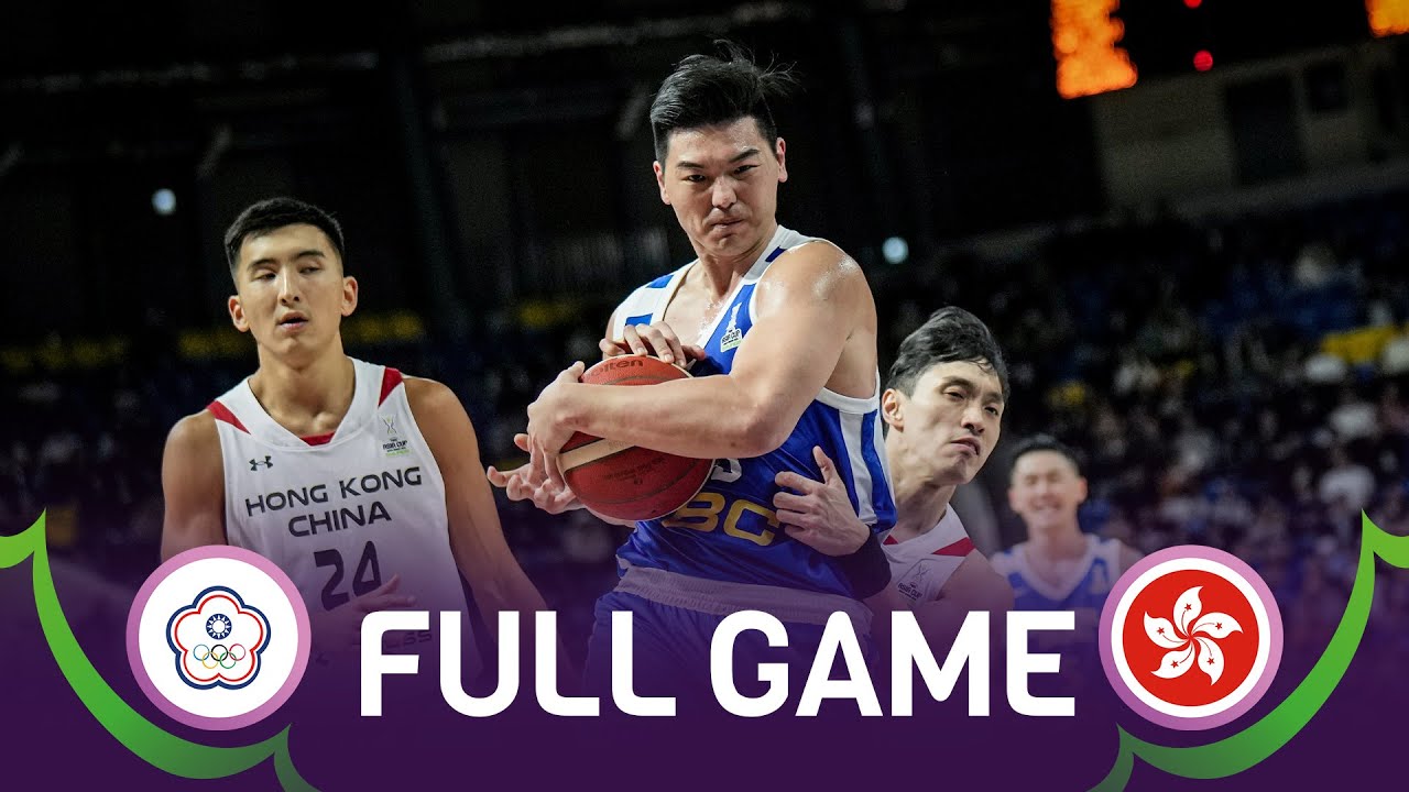 Chinese Taipei v Hong Kong | Full Basketball Game | FIBA Asia Cup Qualifiers 2025