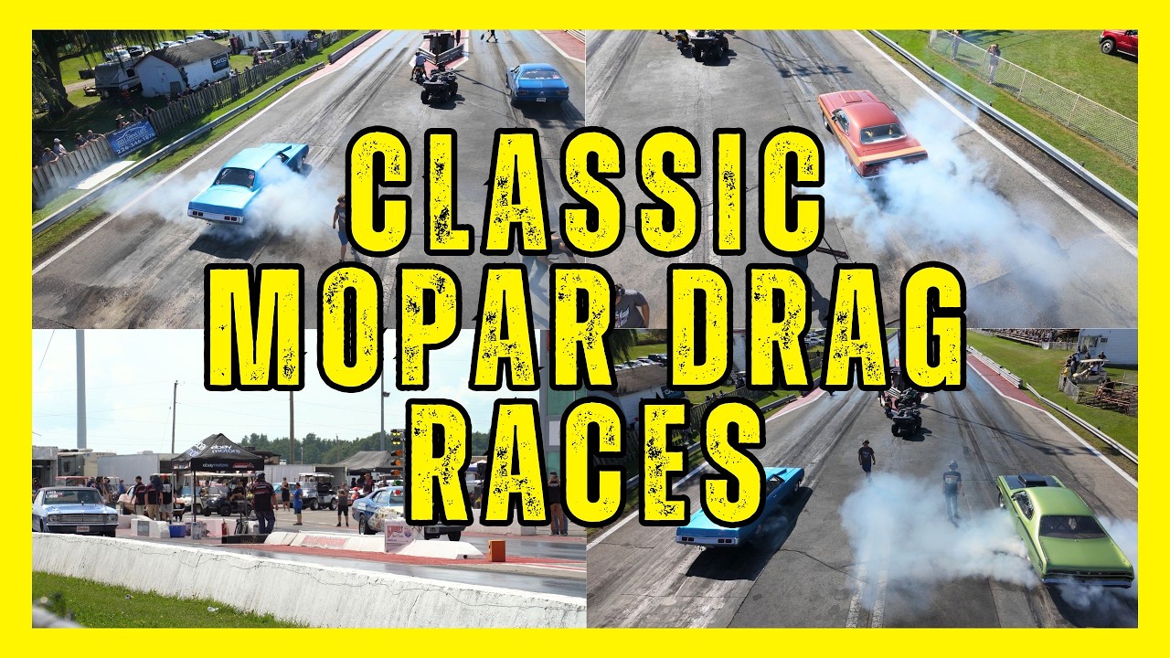 mopar muscle car drag races