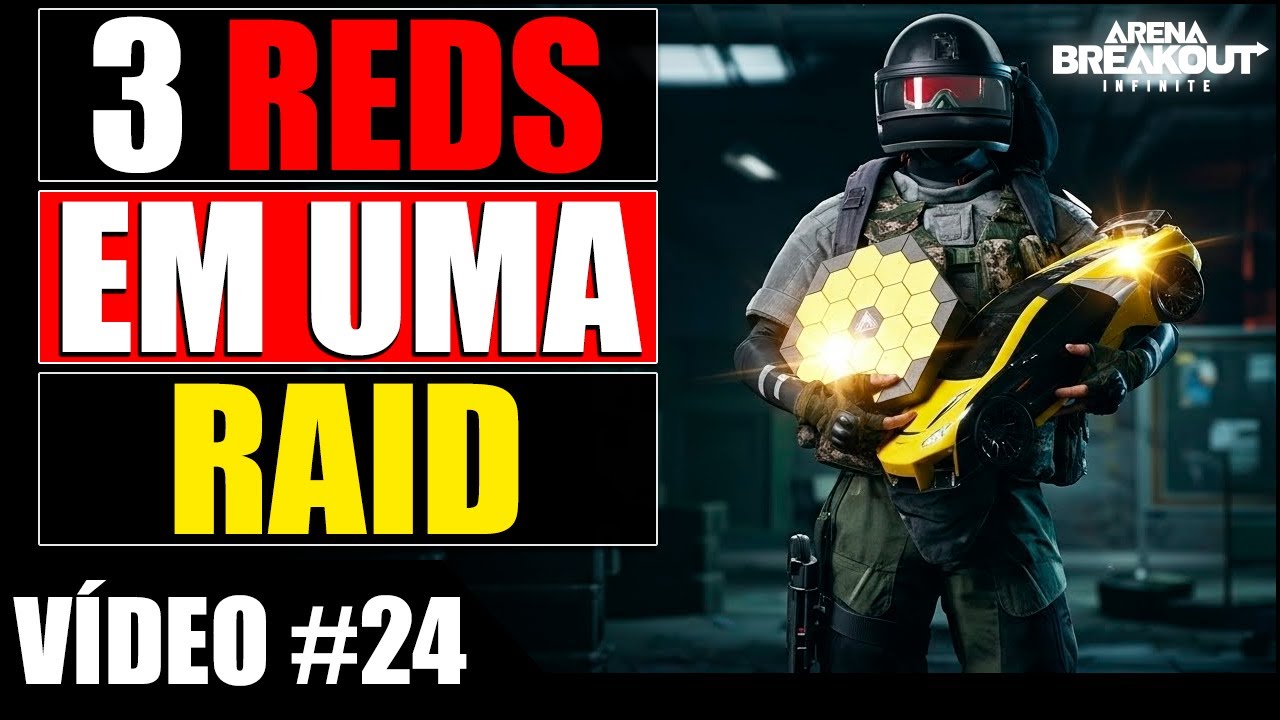 🔥NÃO ACREDITEI – 3 ITENS VERMELHOS em uma ÚNICA RAID no Arena Breakout Infinite