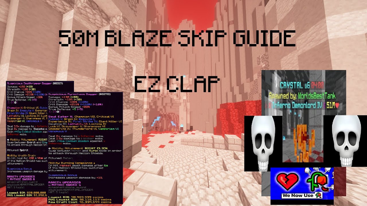 50M Blaze skip GUIDE [See description]