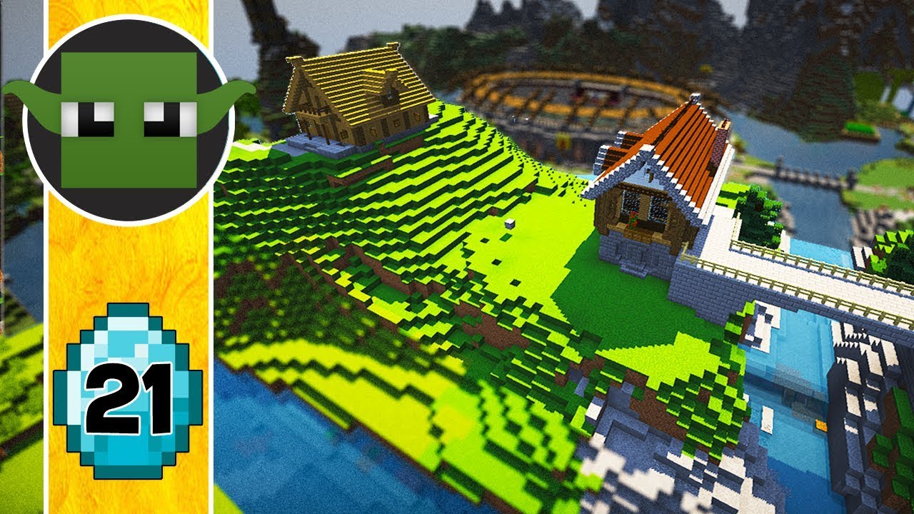 Transform a Minecraft Village into a Town E21 - Expansion! - YouTube