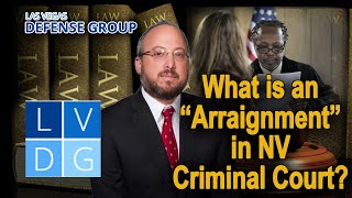 What is an "arraignment hearing" in Nevada?