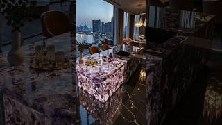 A single gemstone-like slabhard to replicate#luxury #design #kitchendesign #fyp #aesthetic #crystals