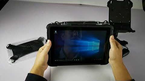 10.1 inch Rugged Windows Tablet With 1D/2D, Biometric Fingerprint, NFC Reader
