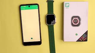 T500 Ultra Smart Watch Connect To Phone