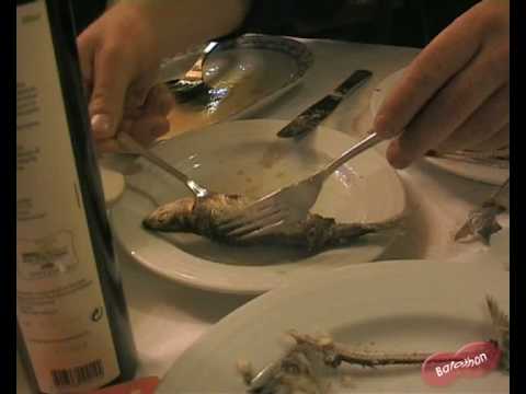 Cours de décortiquage de poisson