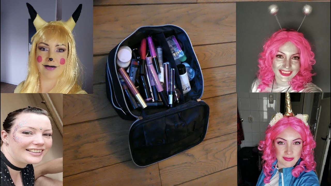 Opruimen - carnavals makeup, schmink en glitters