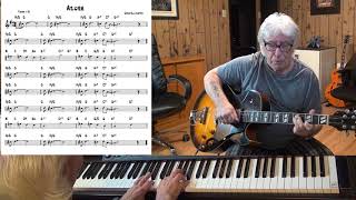 Azure (1) - Jazz guitar & piano cover ( Duke Ellington )
