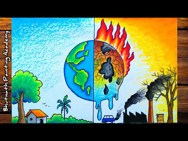Global Warming Climate Change Abstract Art Spiritual Mind Human Animal  Stock Illustration by ©february.boxroom@gmail.com #423624904