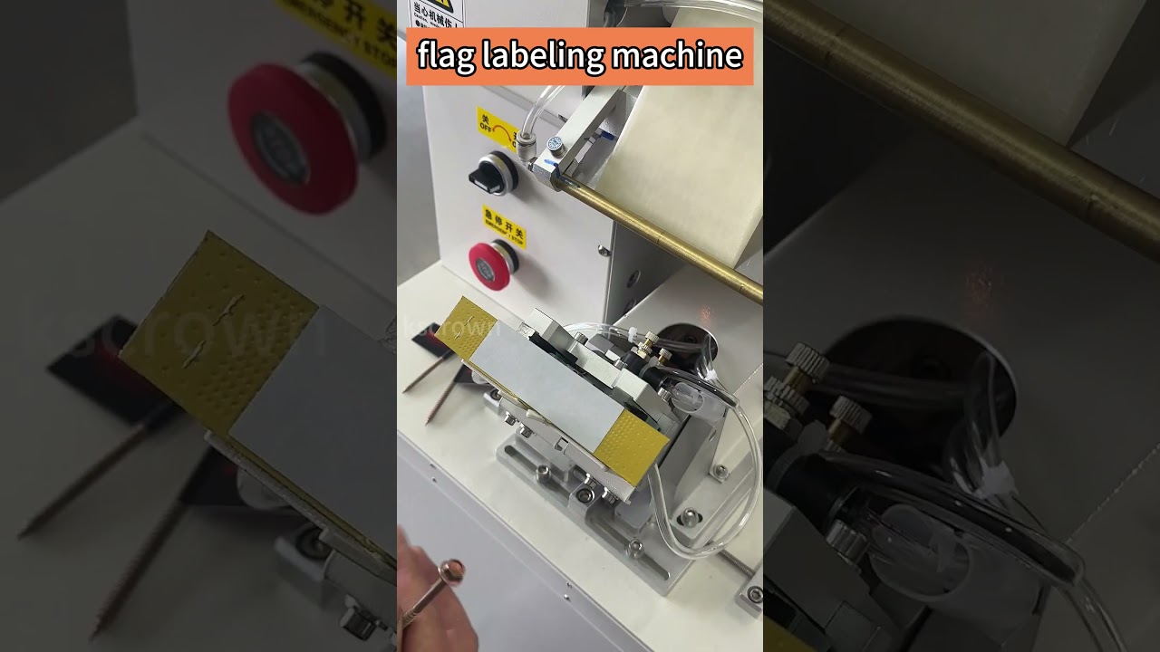 Flag labeling machine ZCUT-430 - Suzhou Crown