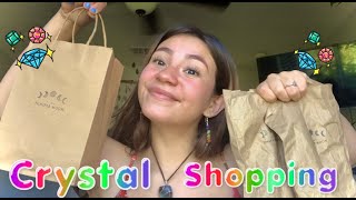 come with me to a crystal shop!! *HAUL*