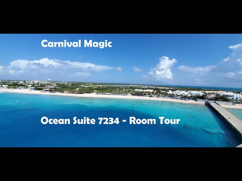 Carnival Magic | Ocean Suite | Room Tour | Suite 7234