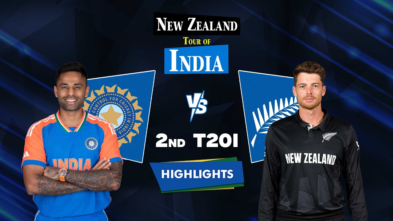 Highlights: 2nd T20I, India vs New Zealand | 2nd T20I IND vs NZ - YouTube