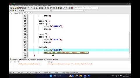 16. Chữa một số bài tập vận dụng cấu trúc rẽ nhánh switch case trong ngôn ngữ lập trình C