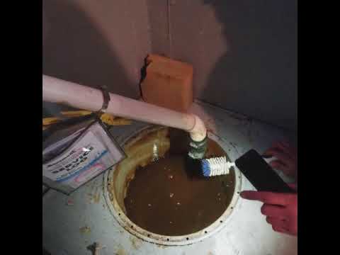 How to Clean and Maintain Sump Pump - Remove Iron Ochre (Bacteria)
