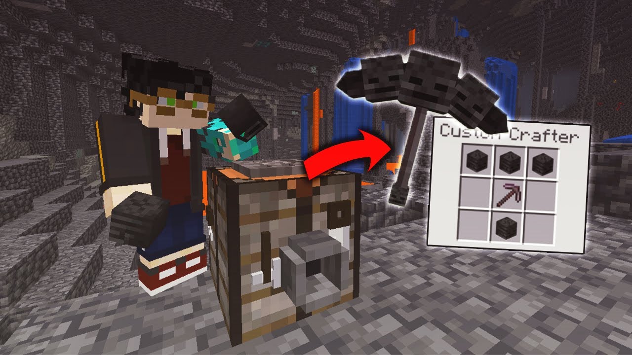 MINECRAFT Tapi KITA BISA MEMBUAT CUSTOM PICKAXE YANG KEREN BANGET UNTUK ...