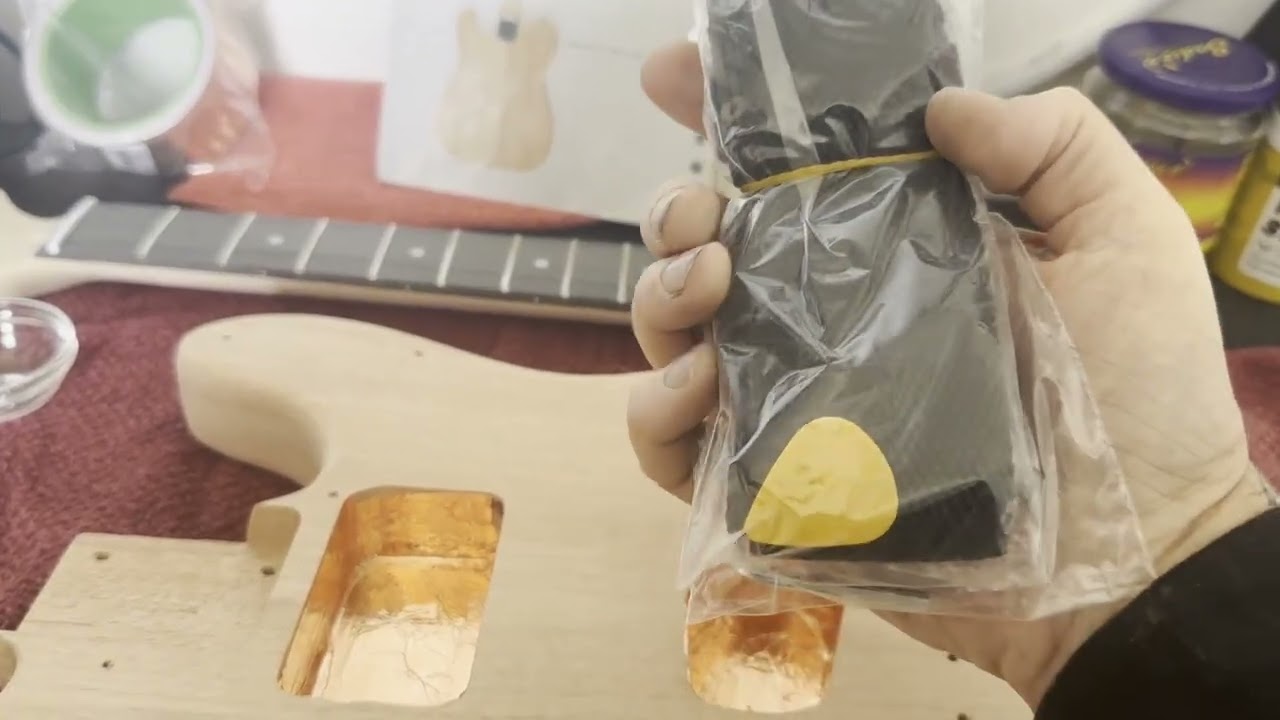 TEMU DIY Guitar Kit Build