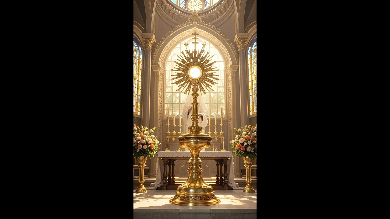 Five Minutes with Jesus in the Blessed Sacrament When Hope Feels Fragile but Real 🌱✨