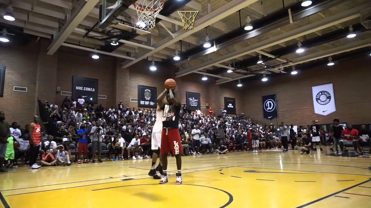 J Clark The Jumper with the Vicious Dunk!!! Drew League Dunk Contest 2015