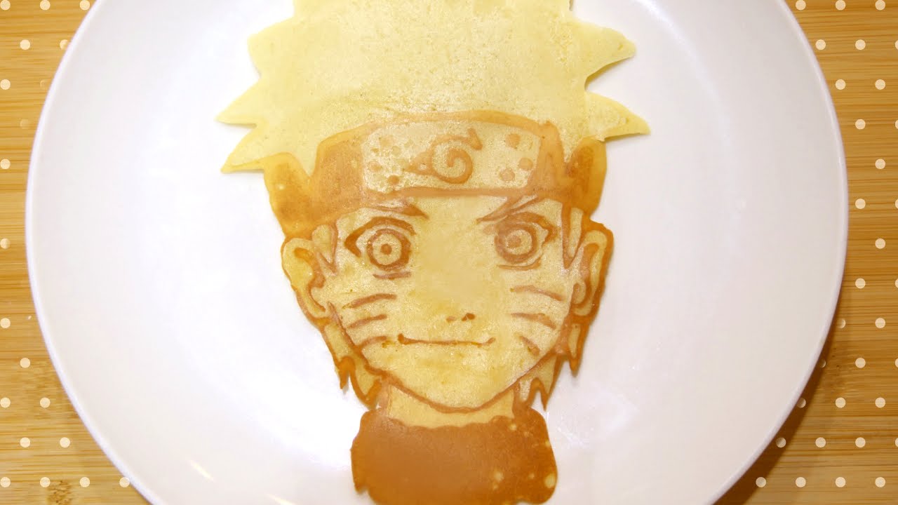 Pancake Art Challenge Naruto Version ナルト パンケーキアート Youtube